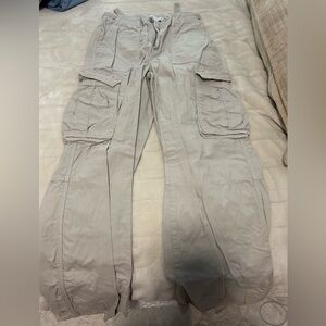 Women’s Gray Cargo Pants